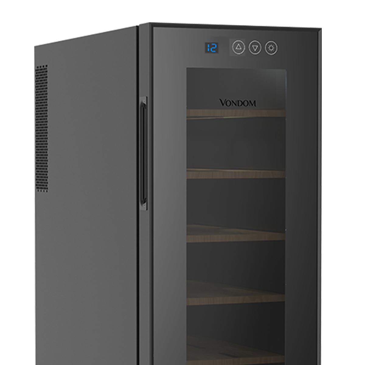 Cava De Vinos Vondom Para 12 Botellas T12 Negra